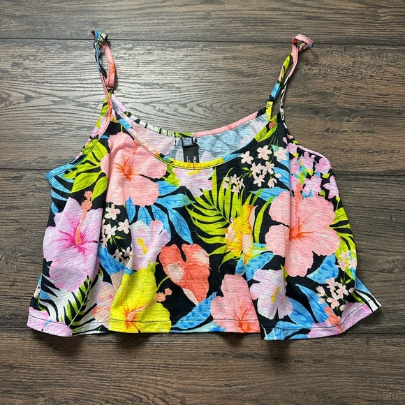 Hurley Tops - Hurley Multicolor Floral Camisole Top
